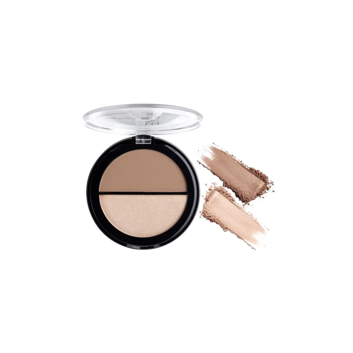 Бронзер-хайлайтер для обличчя Instyle Contour & Highlighter - №1 - Бронзер-Хайлайтер