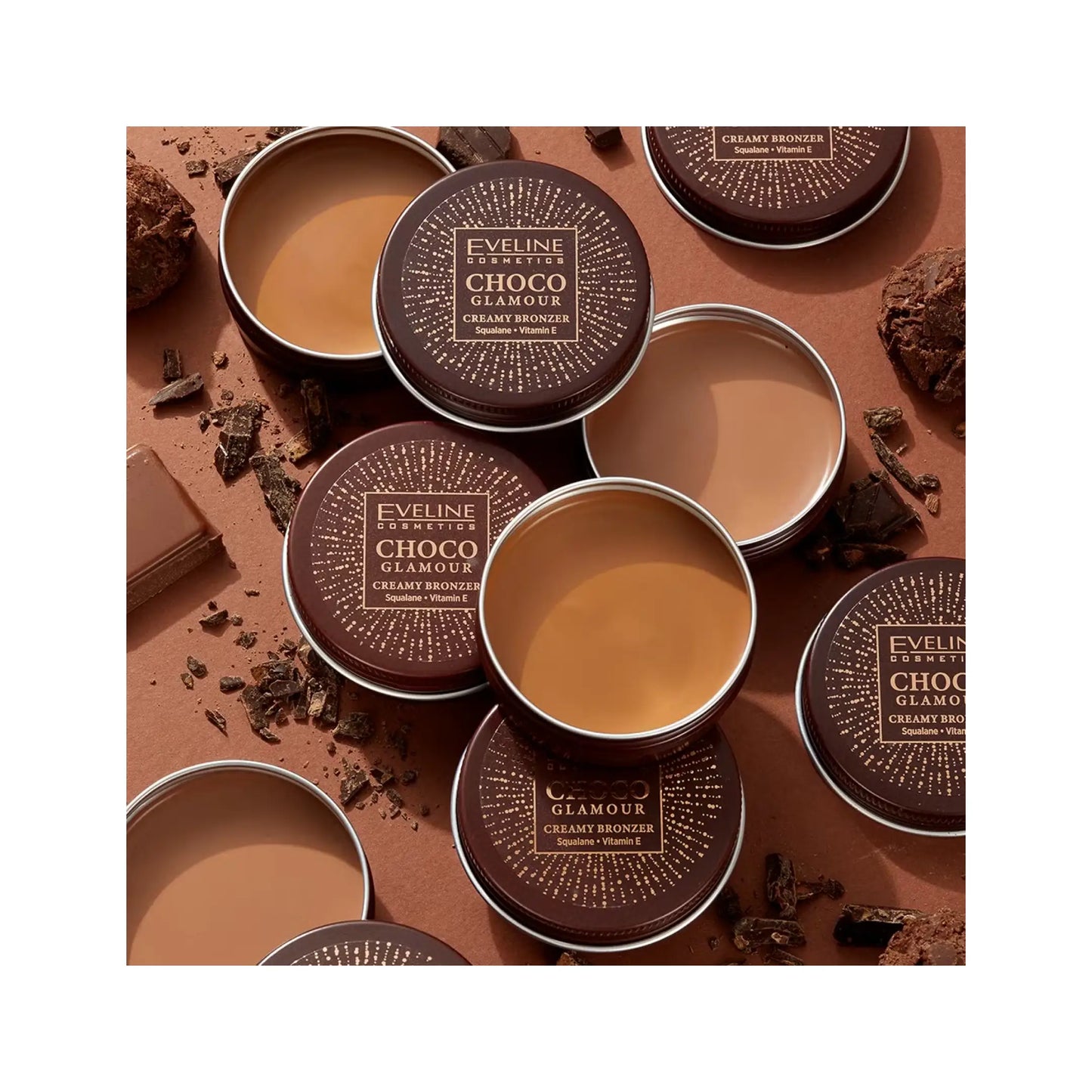 Крем-бронзер для обличчя Choco Glamour Creamy Bronzer - Бронзер