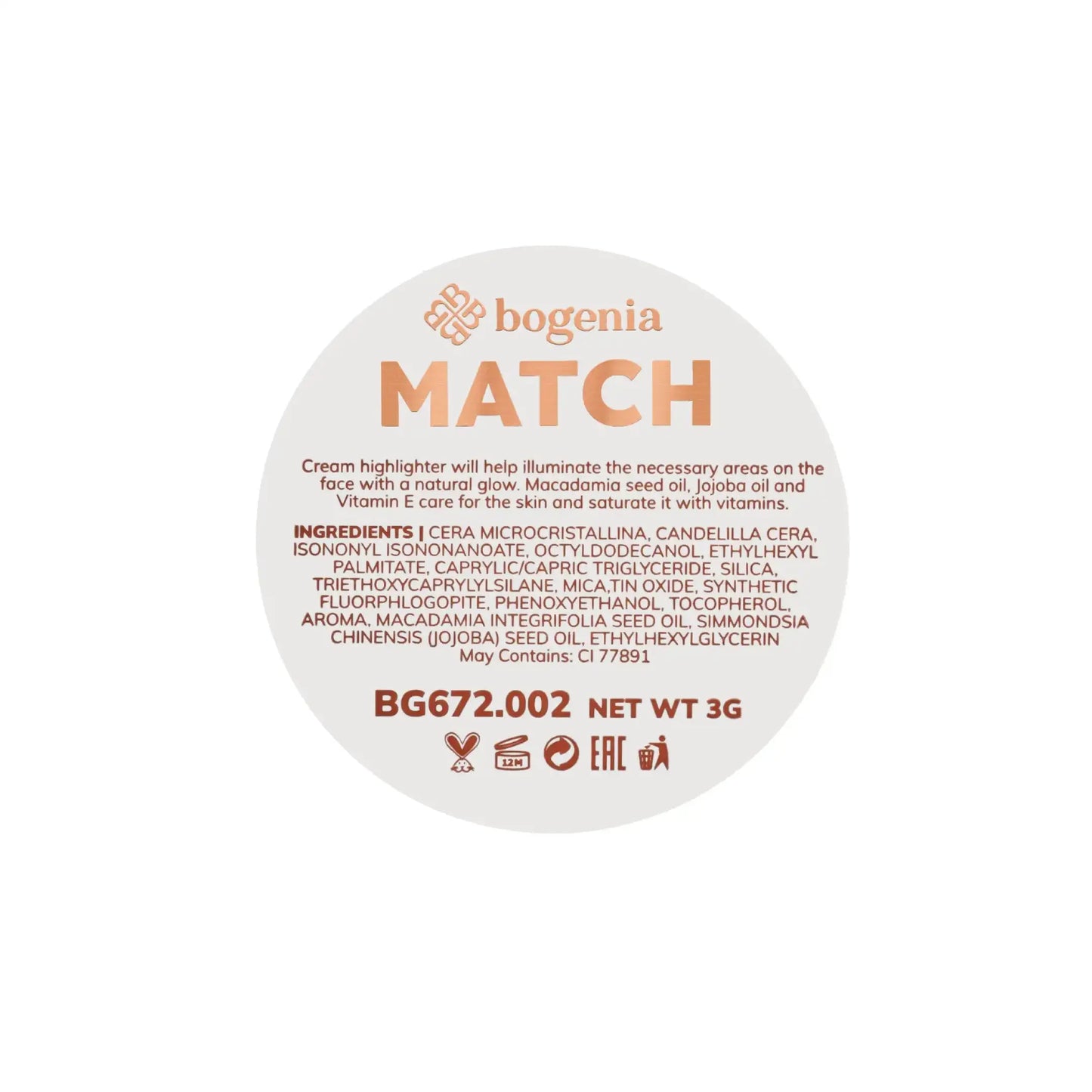 Кремовий хайлайтер MATCH Cream Highlighter - Хайлайтер