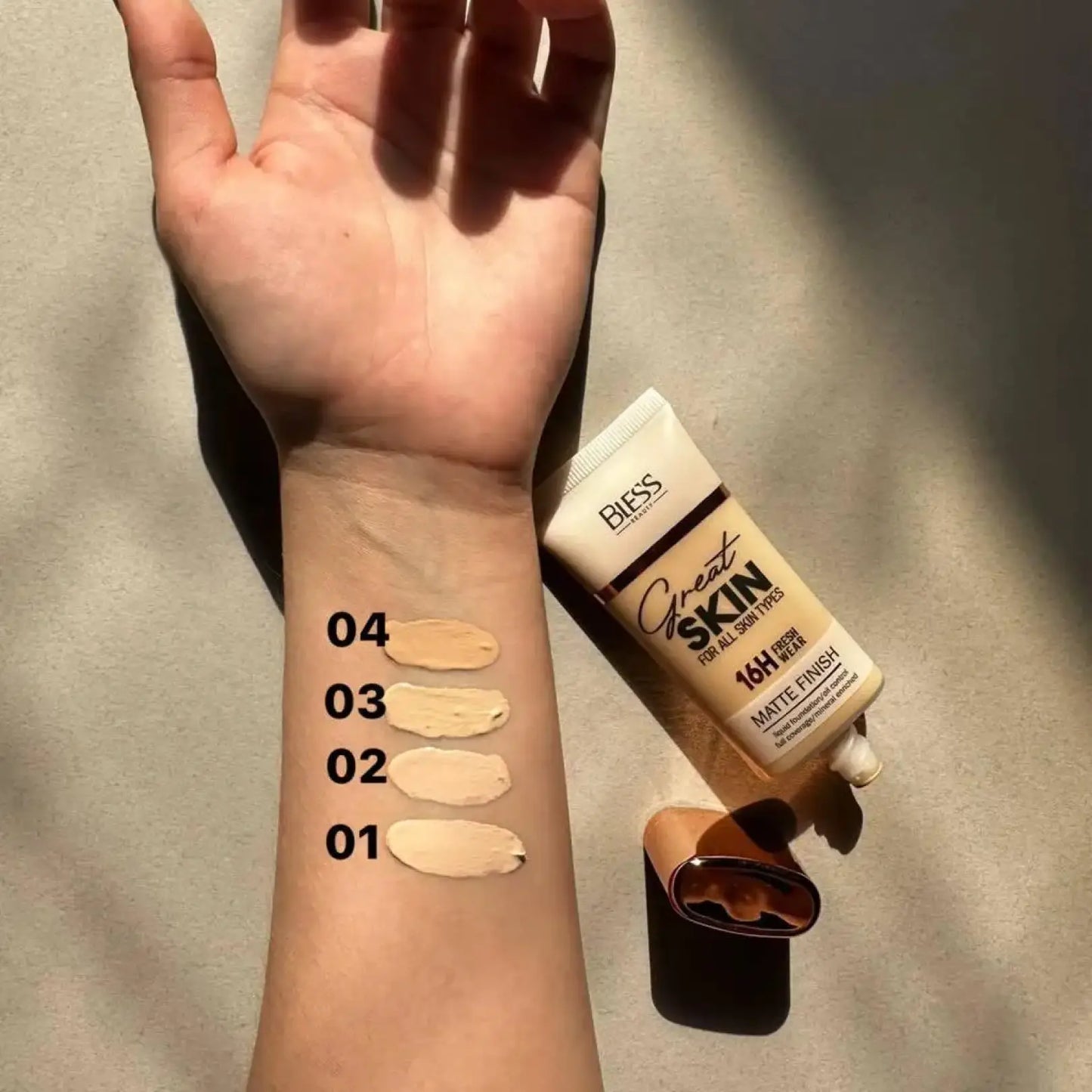 Матуючий тональний крем Matte Finish Great Skin - Тональна основа