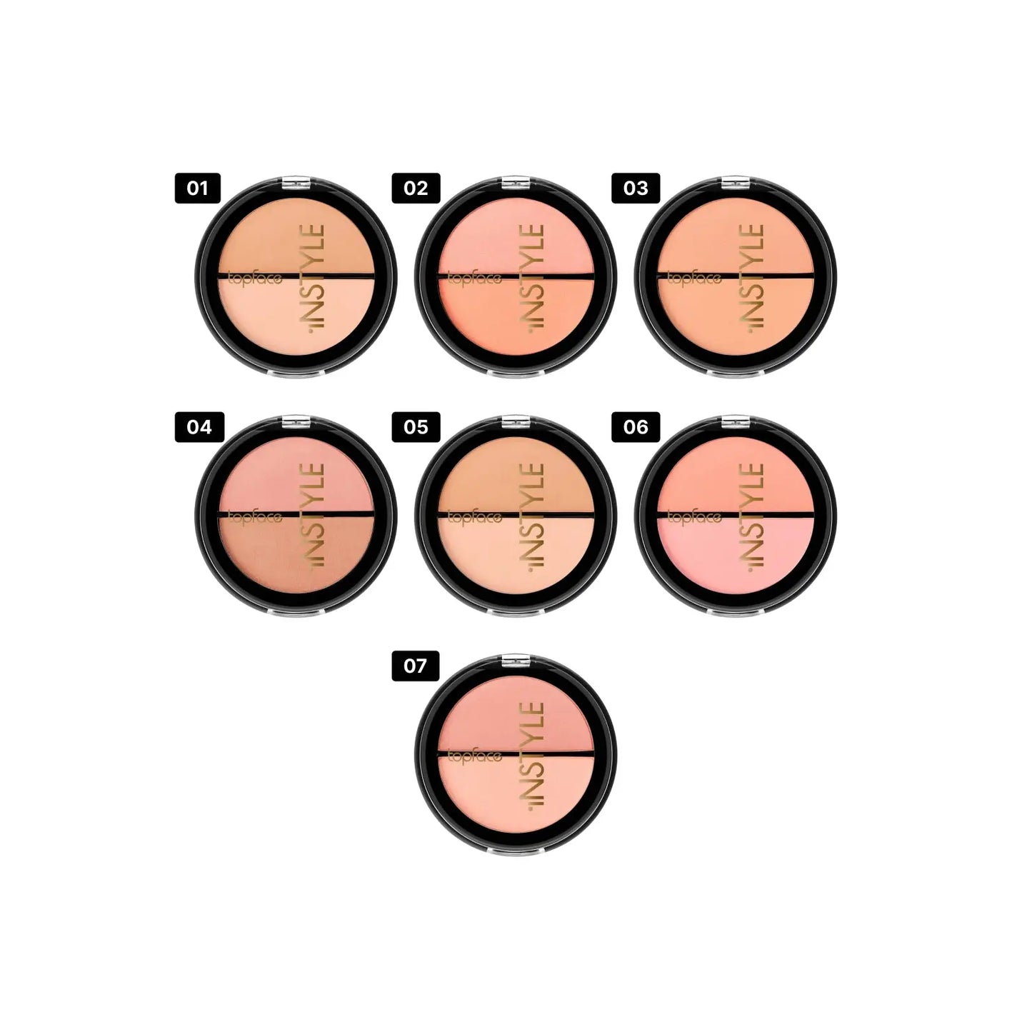 Рум’яна подвійні Instyle Twin Blush - Рум’яна