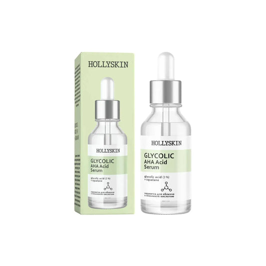 Сироватка для обличчя на основі гліколевої кислоти Glycolic AHA Acid Serum - Сироватка для обличчя