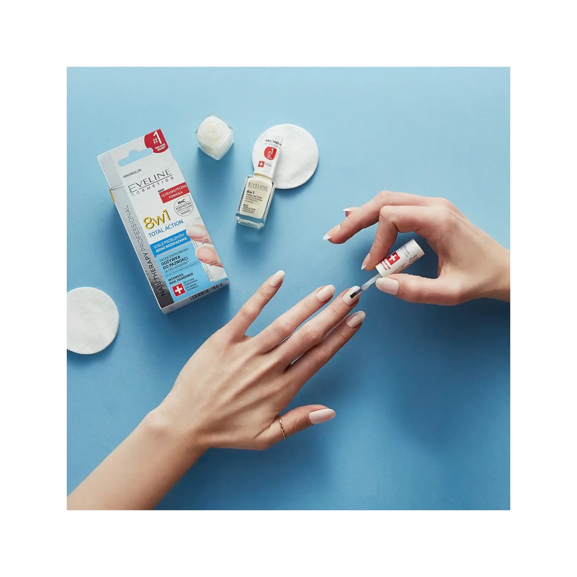 Засіб для відновлення нігтів 8 в 1 Nail Therapy Total Action - Догляд за нігтями