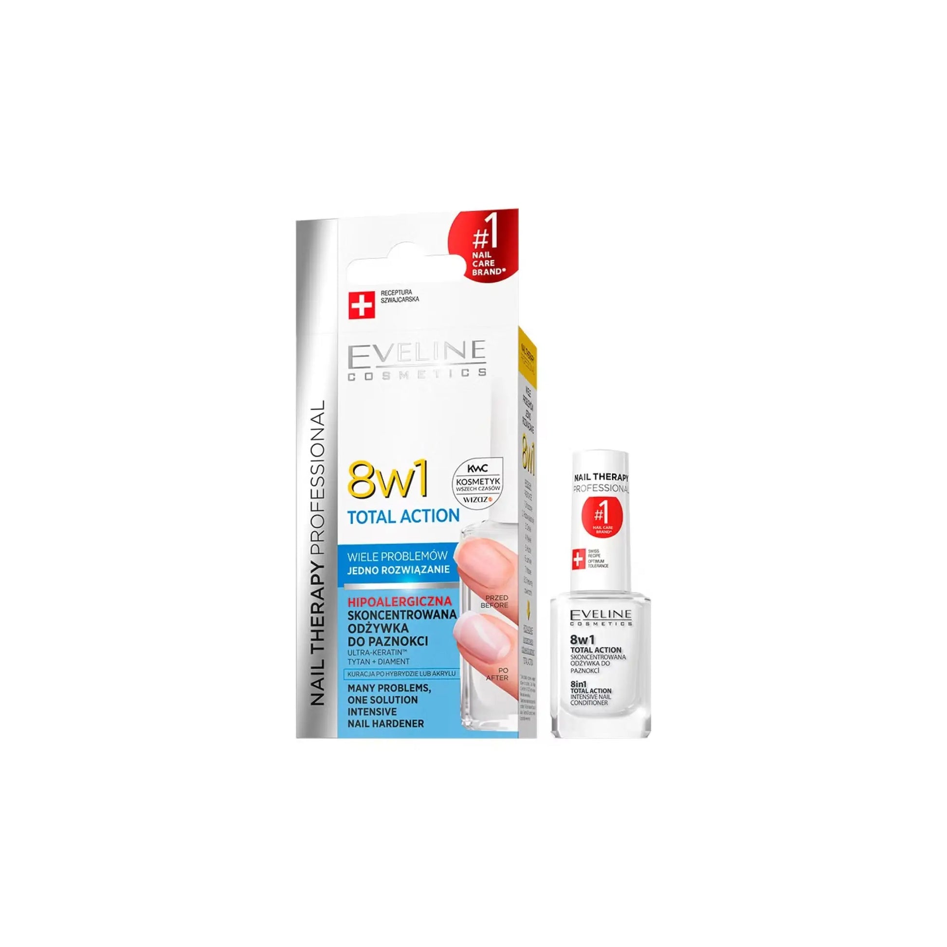 Засіб для відновлення нігтів 8 в 1 Nail Therapy Total Action - Догляд за нігтями