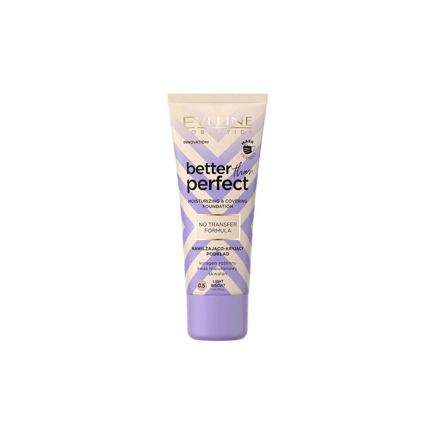 Зволожувальна тональна основа Better Than Perfect Foundation - №0.5 Light Biscuit - Тональна основа