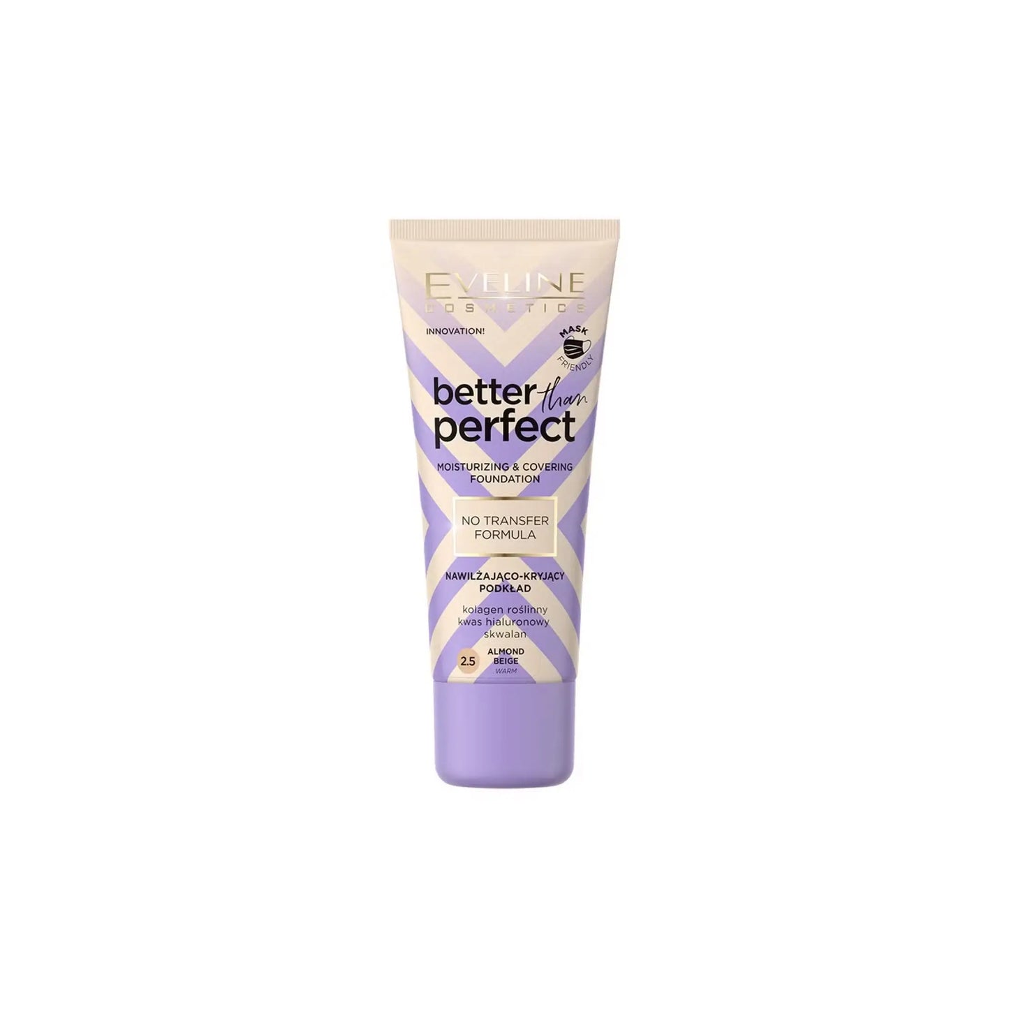 Зволожувальна тональна основа Better Than Perfect Foundation - №2.5 Almond Beige - Тональна основа