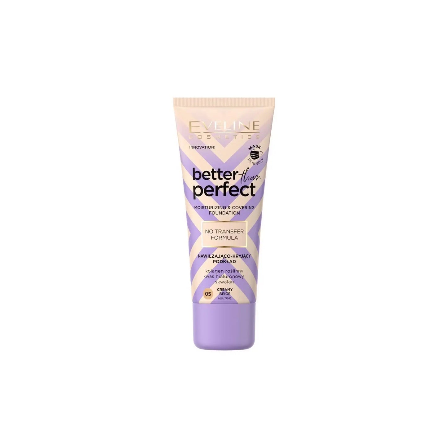 Зволожувальна тональна основа Better Than Perfect Foundation - №5 Creamy Beige - Тональна основа