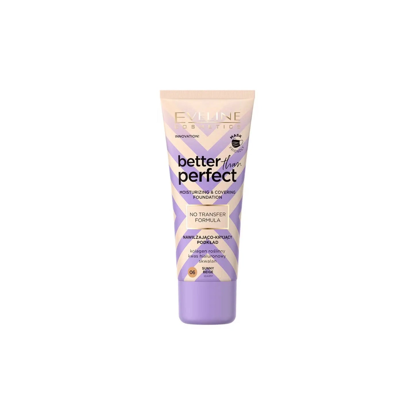 Зволожувальна тональна основа Better Than Perfect Foundation - №6 Sunny Beige - Тональна основа