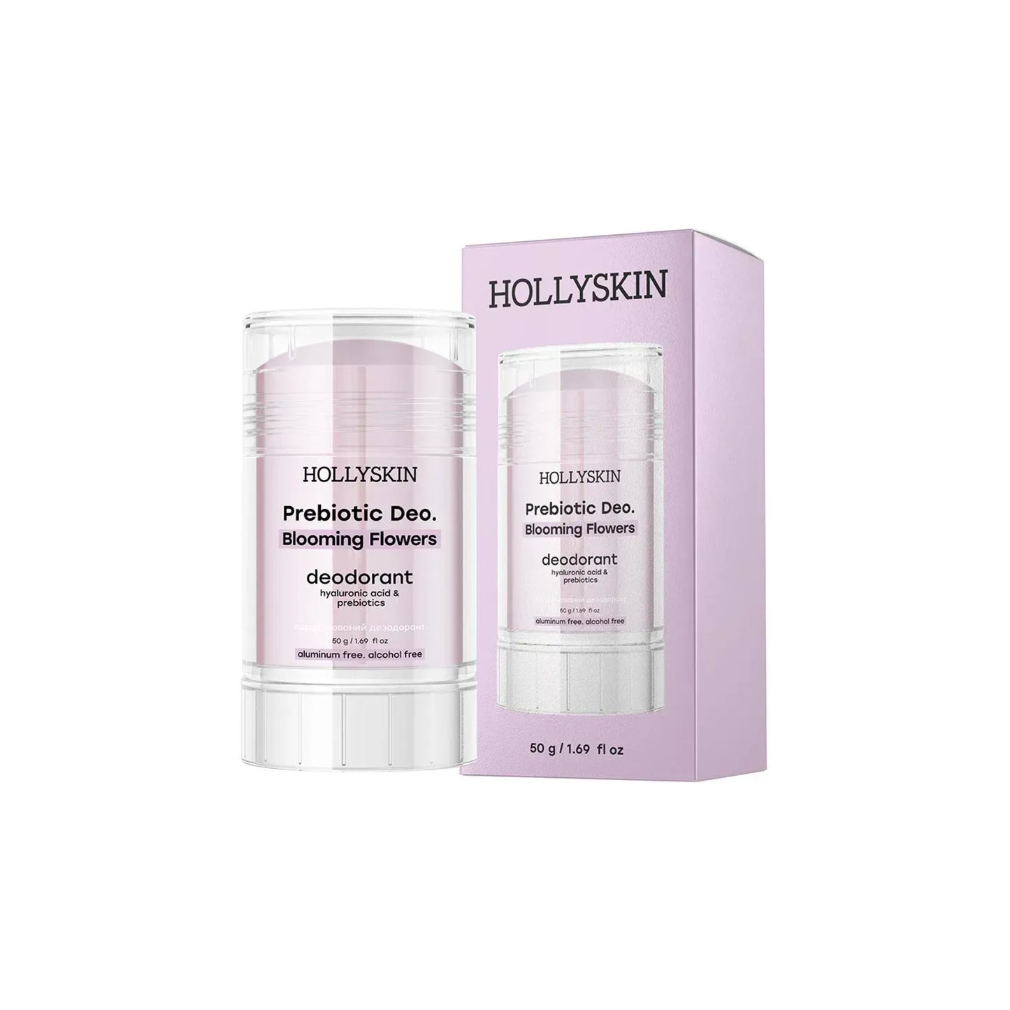 Парфумований дезодорант з гіалуроновою кислотою і пребіотиками Prebiotic Deo Blooming Flowers