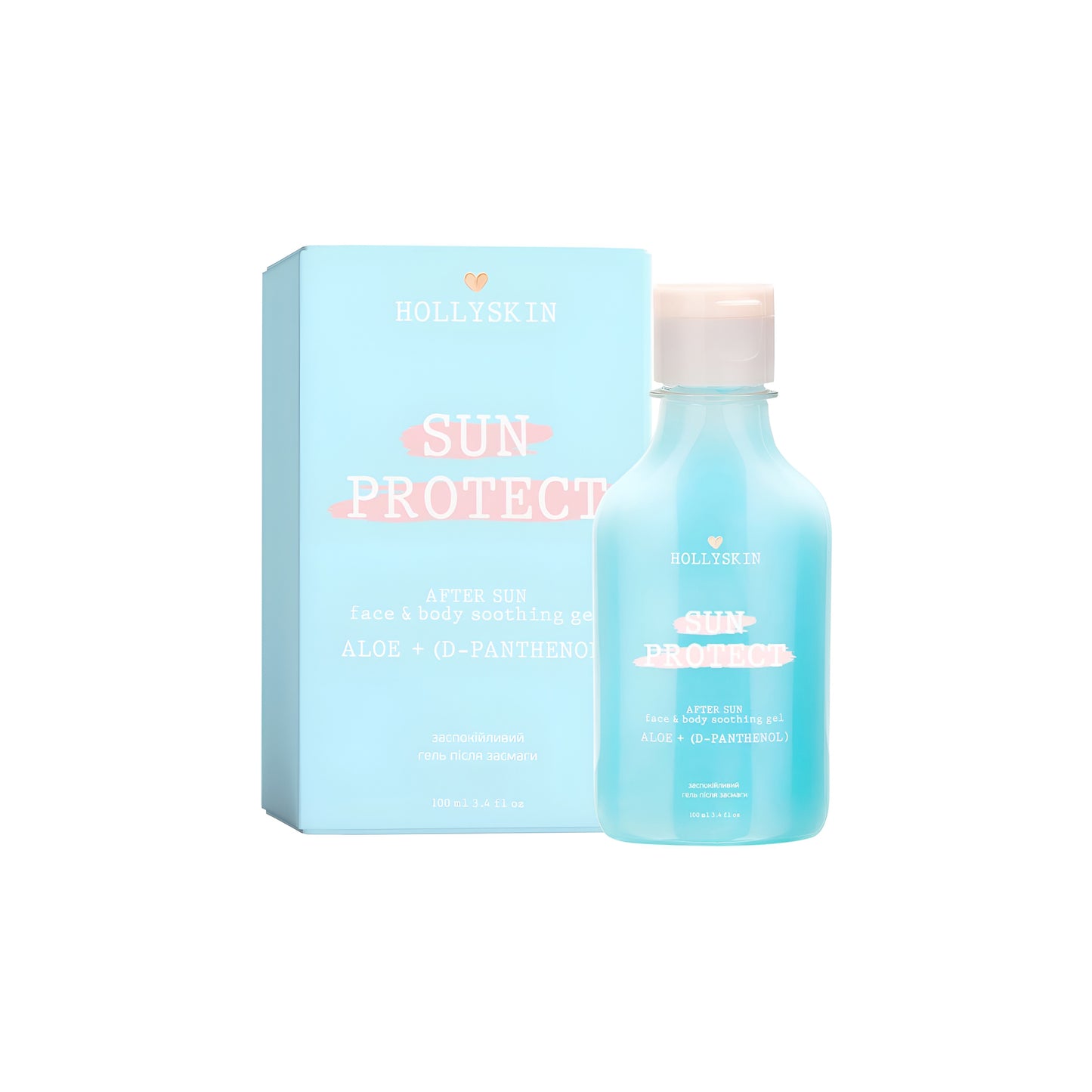 Заспокійливий гель після засмаги з алое вера і д-пантенолом Sun Protect
