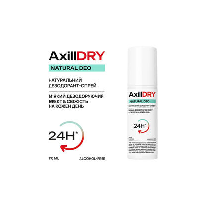 Натуральний дезодорант-спрей Natural Deo до 24 годин