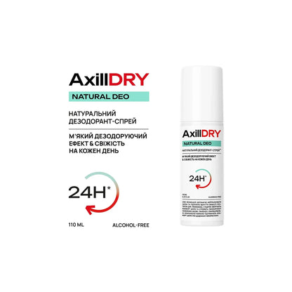 Натуральний дезодорант-спрей Natural Deo до 24 годин