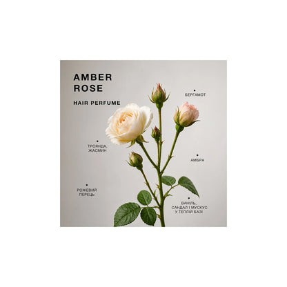 Парфумована вода для волосся Amber Rose