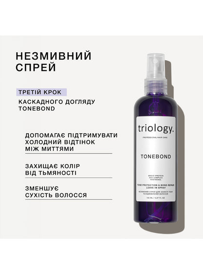 Незмивний спрей для захисту тону та відновлення волосся Tonebond