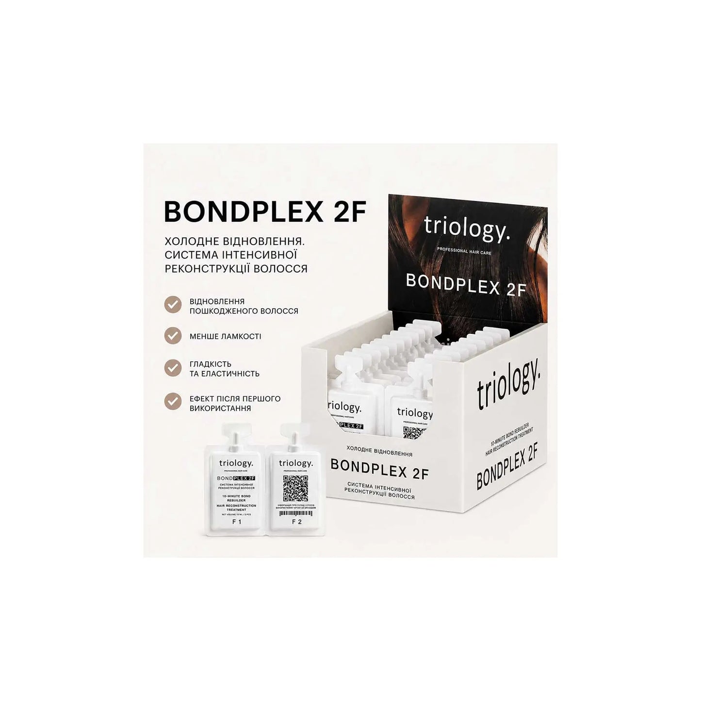 Холодне відновлення. Система інтенсивної реконструкції волосся BONDPLEX 2F