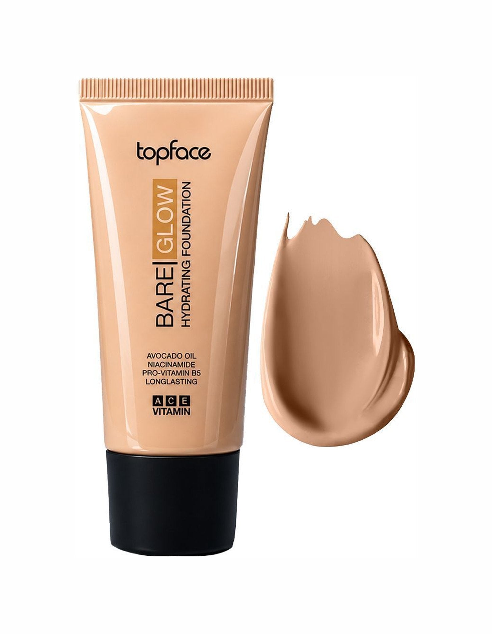 Тональний крем Bare Glow Hydrating Foundation — №004 Desert Stone