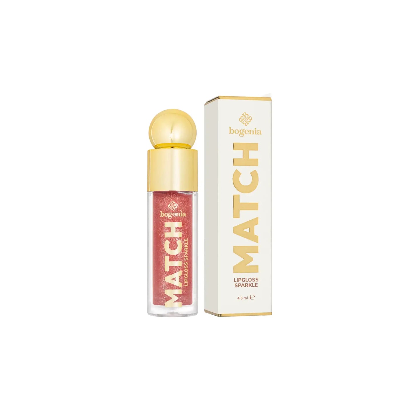 Блиск для губ Match Lipgloss Sparkle - №7 Pink Metallic - Блиск для губ