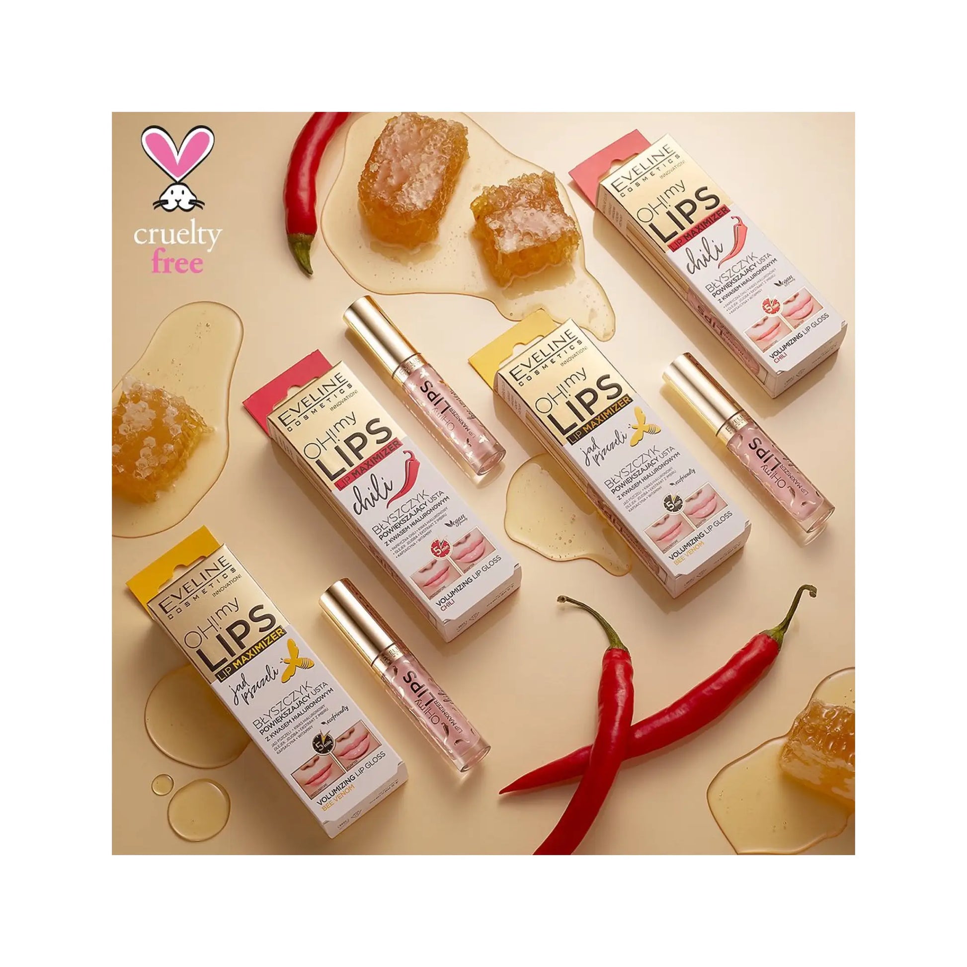 Блиск для губ OH! My Lips Lip Maximizer Bee Wenom - Блиск для губ