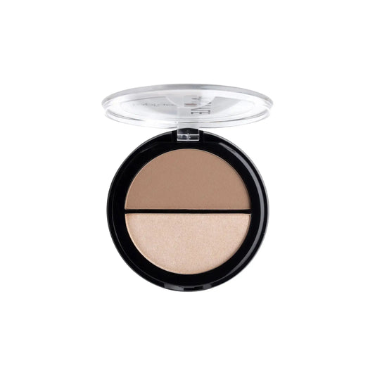Бронзер-хайлайтер для обличчя Instyle Contour & Highlighter - Бронзер-Хайлайтер