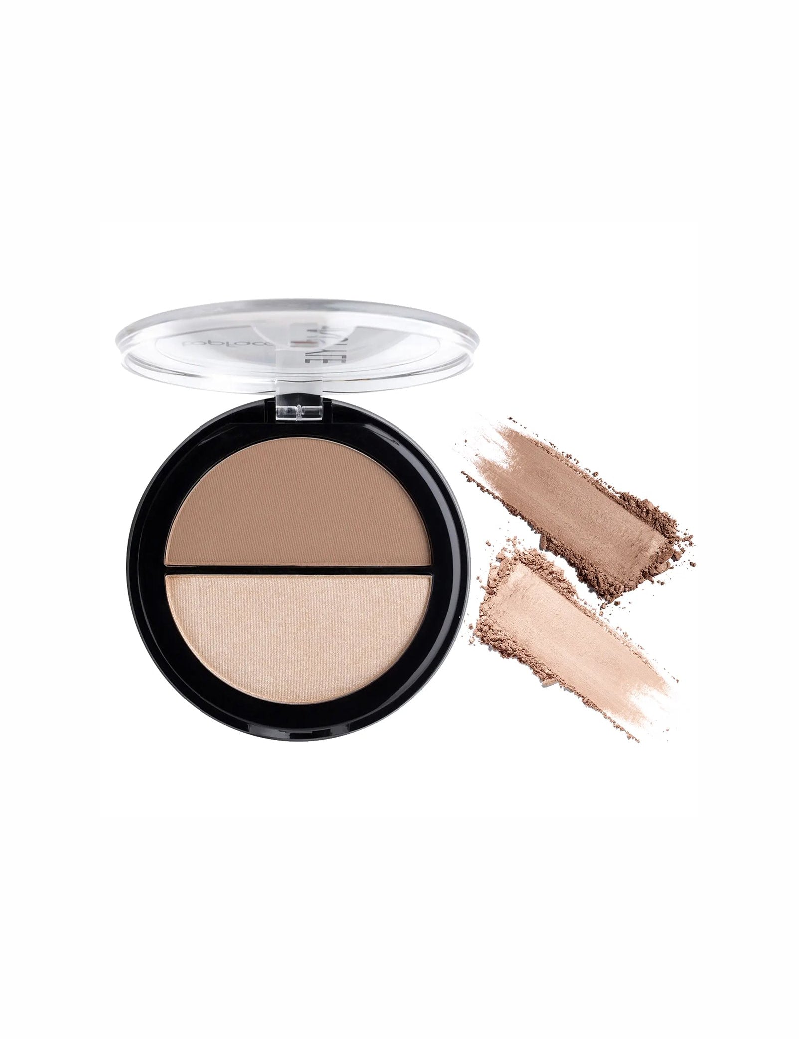 Бронзер-хайлайтер для обличчя Instyle Contour & Highlighter — №1