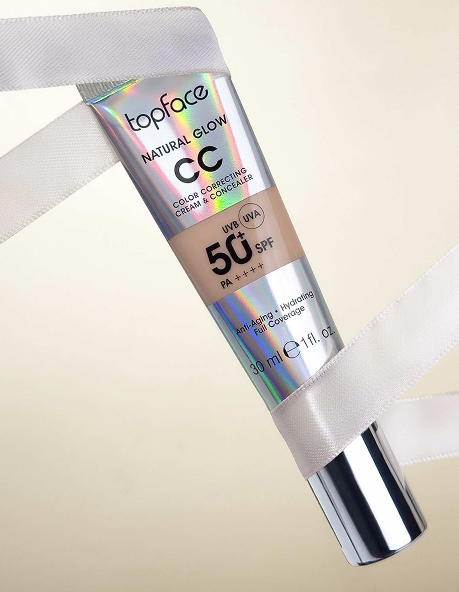 CC крем Natural Glow Cream & Concealer SPF 50+ — Topface