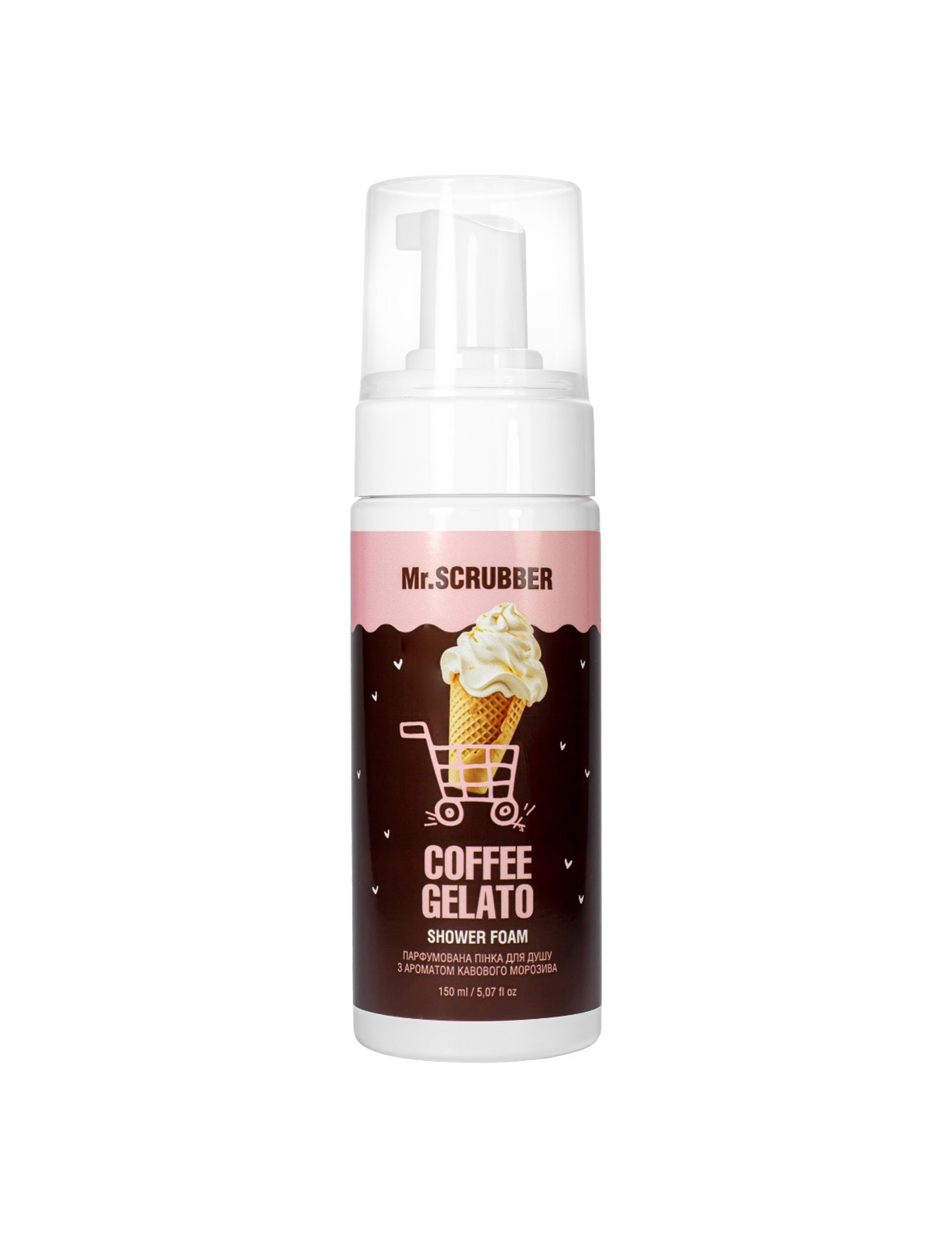 Парфумована пінка для душу з ароматом кавового морозива Coffee Gelato