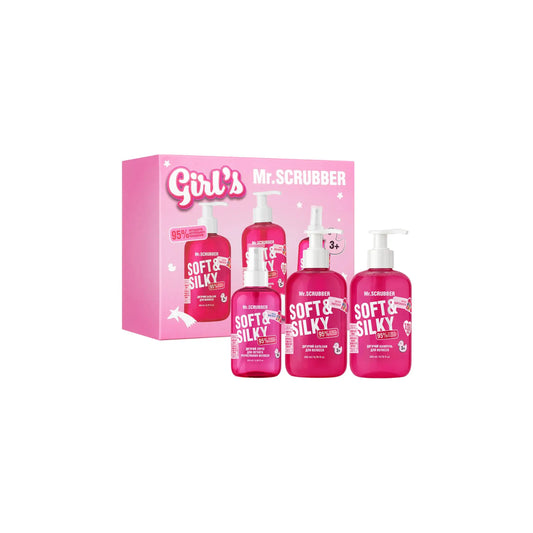 Дитячий подарунковий набір Soft & Silky Girl’s Gift Set - Набори для догляду за волоссям