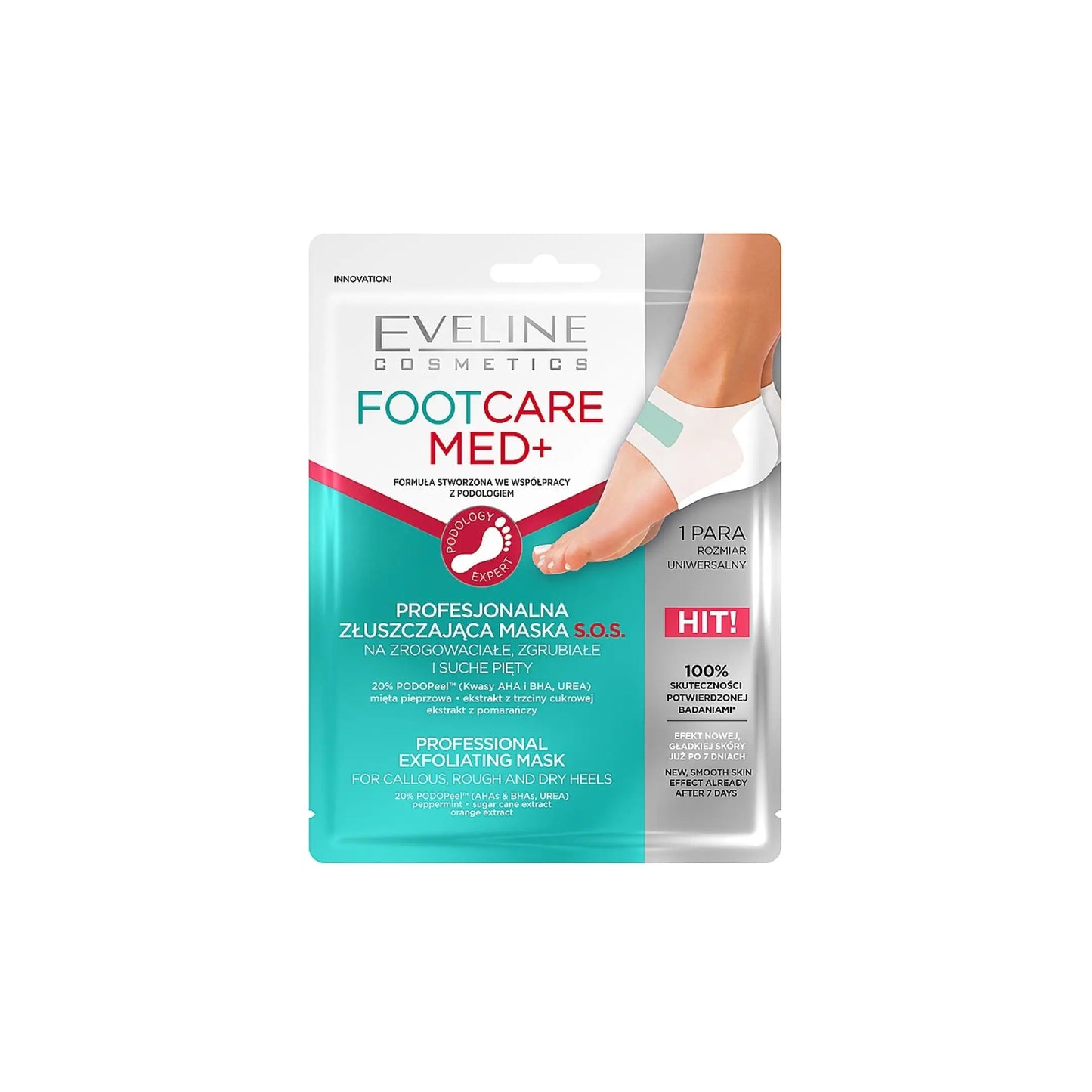 Експрес-маска для п’ят з АНА і ВНА кислотами - Маска для ніг