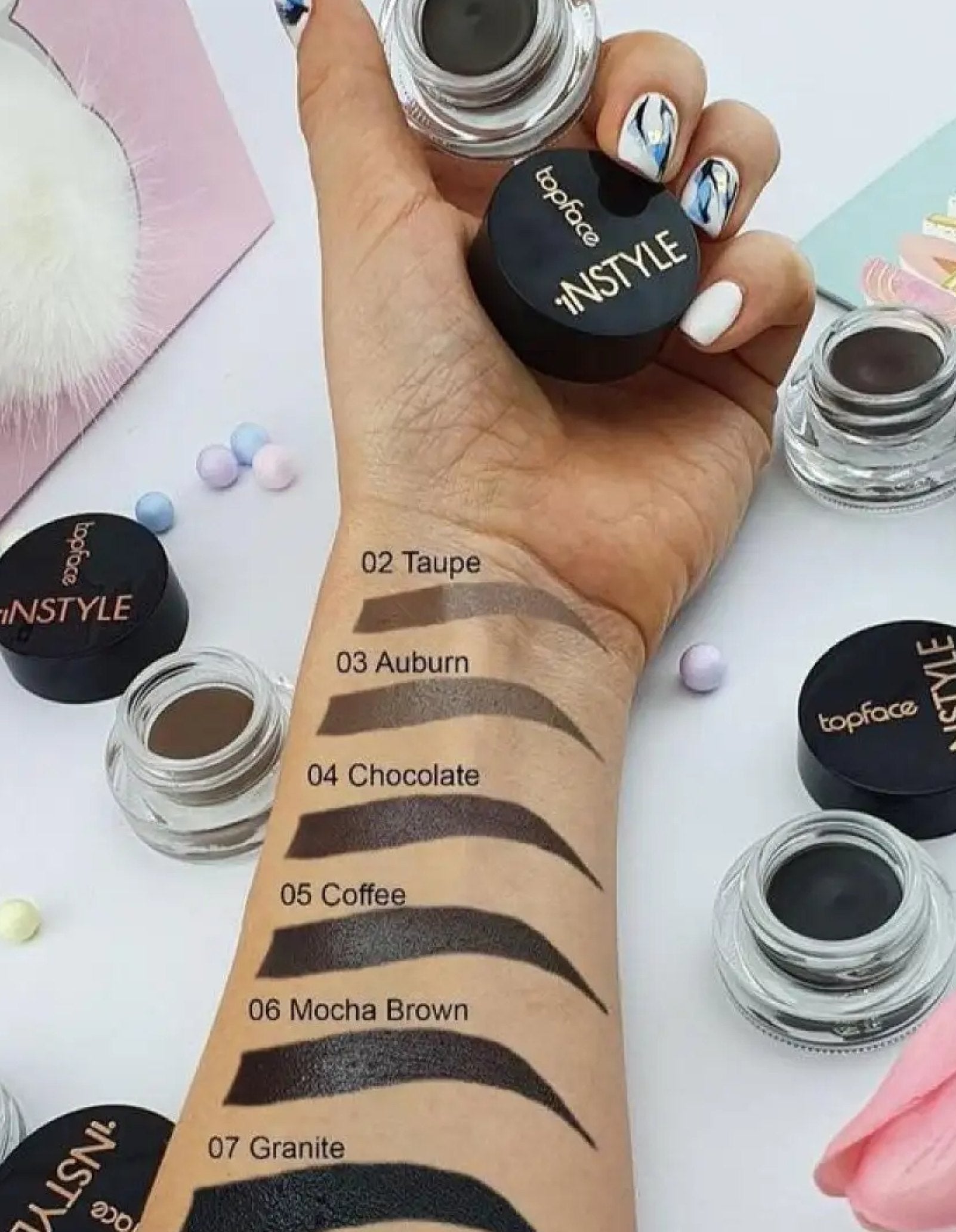 Гель-помадка для брів Instyle Eyebrow Gel — Topface