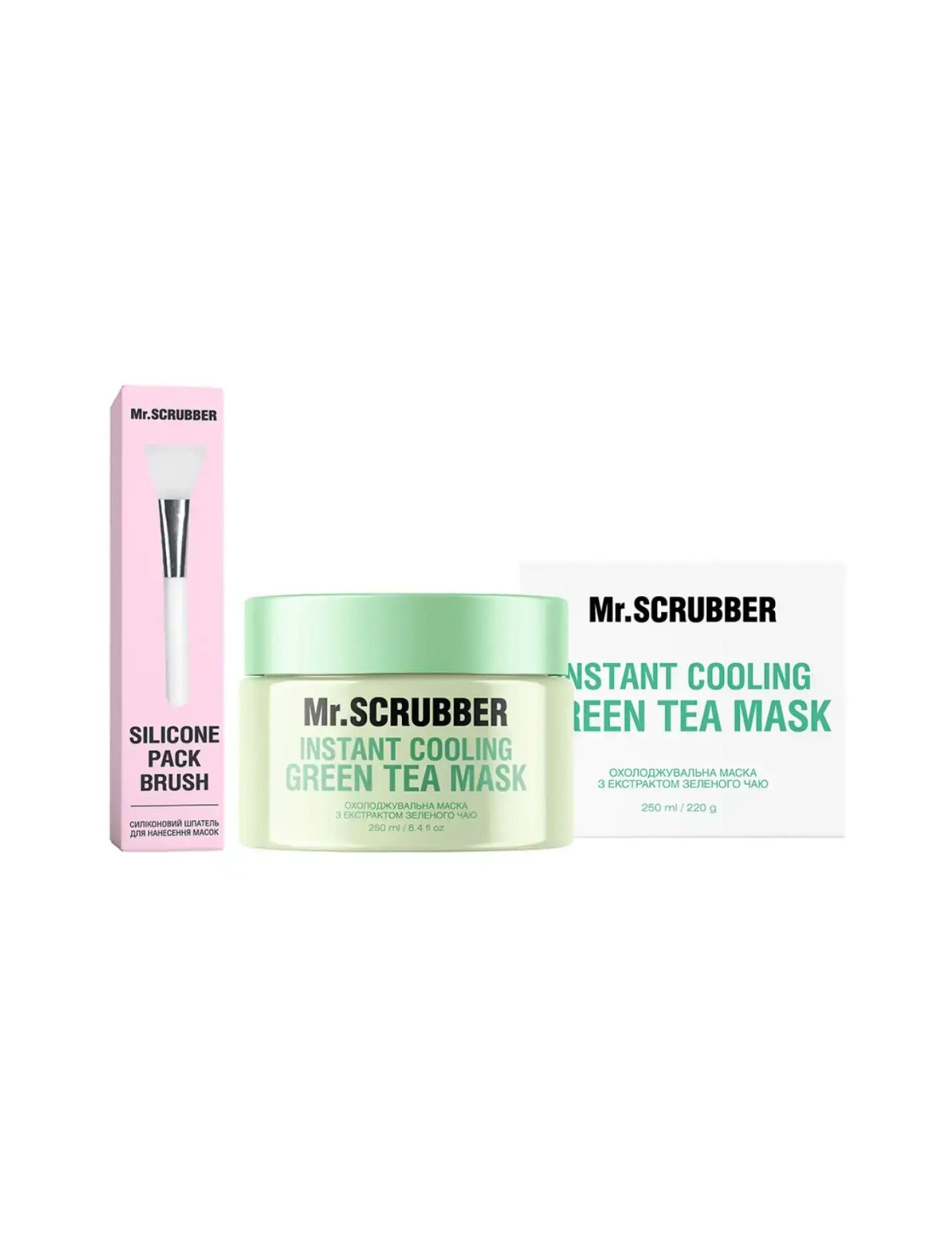 Охолоджувальна маска для обличчя з екстрактом зеленого чаю Instant Cooling Green Tea Mask