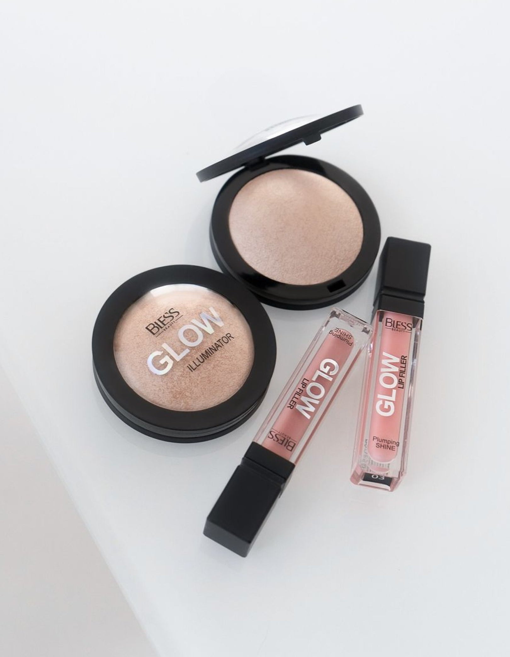 Хайлайтер запечений для обличчя GLOW Illuminator — Bless Beauty