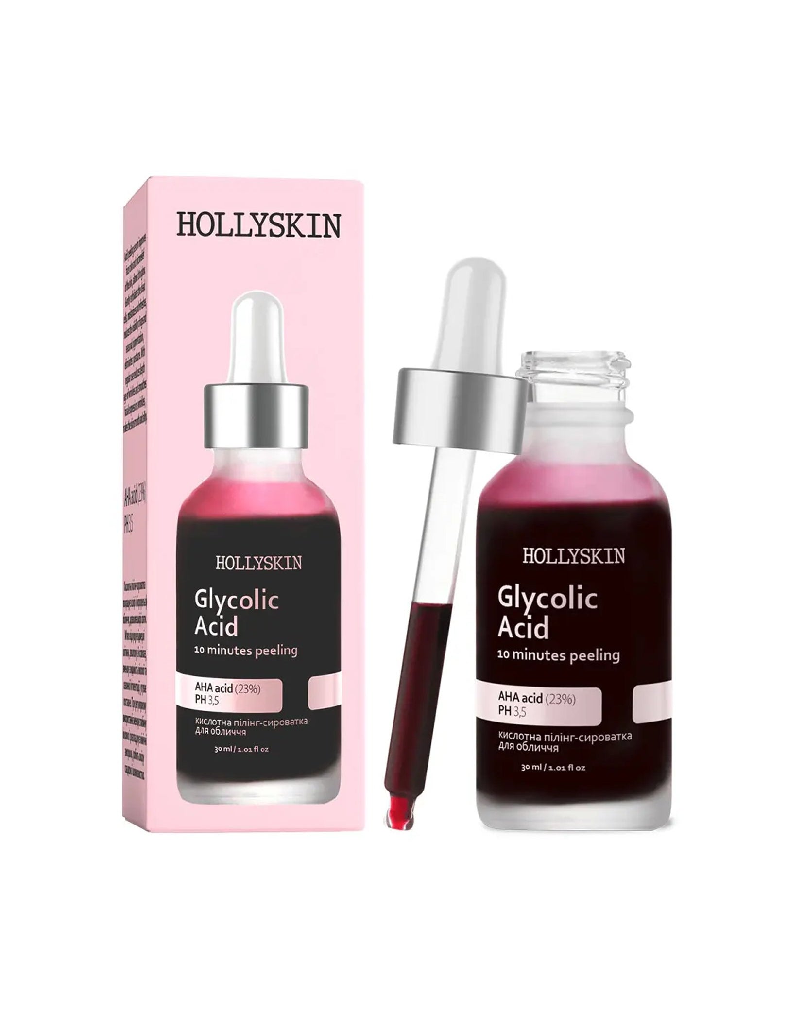 Кислотна пілінг-сироватка для обличчя Glycolic Acid — фото 2
