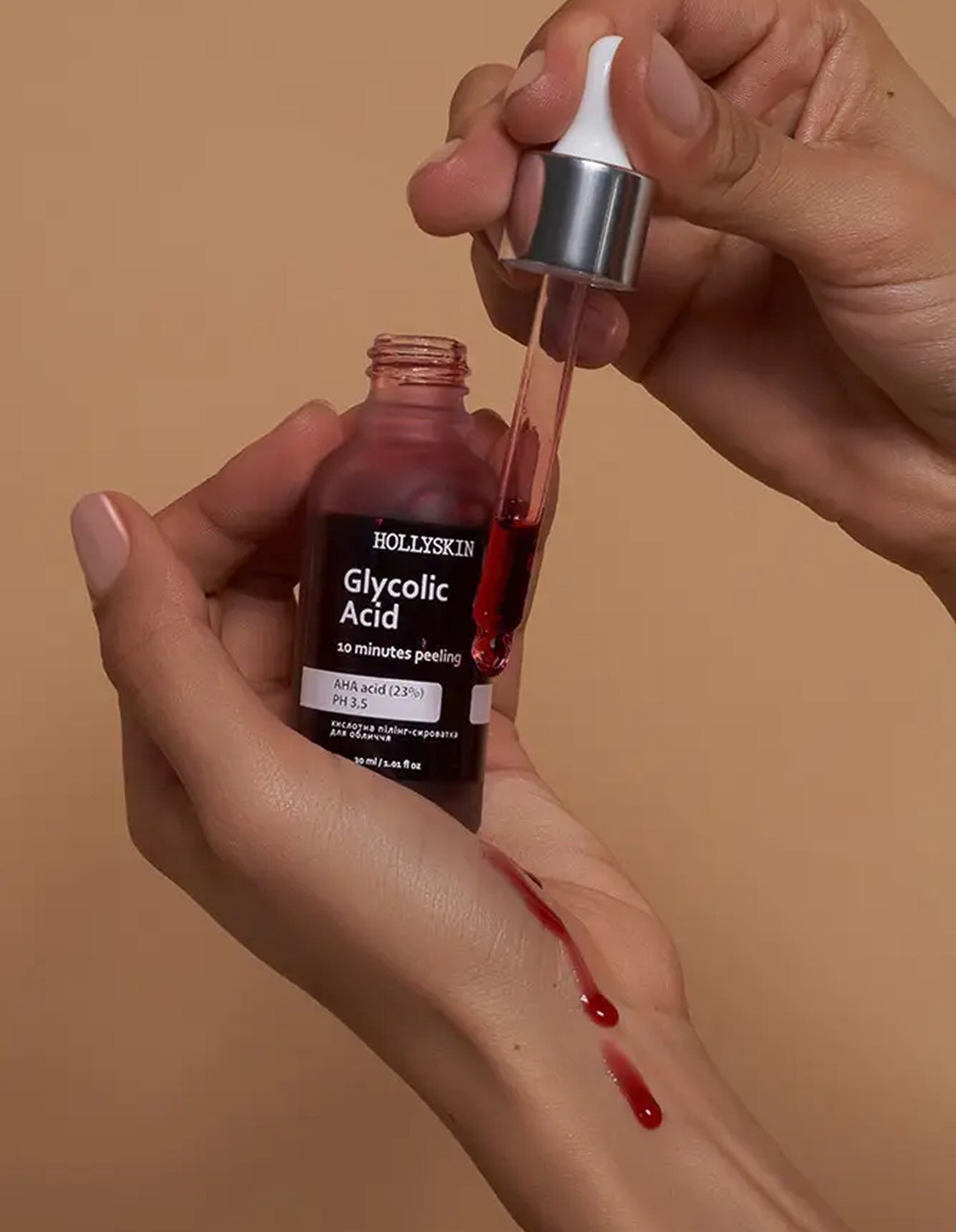 Кислотна пілінг-сироватка для обличчя Glycolic Acid — фото 6