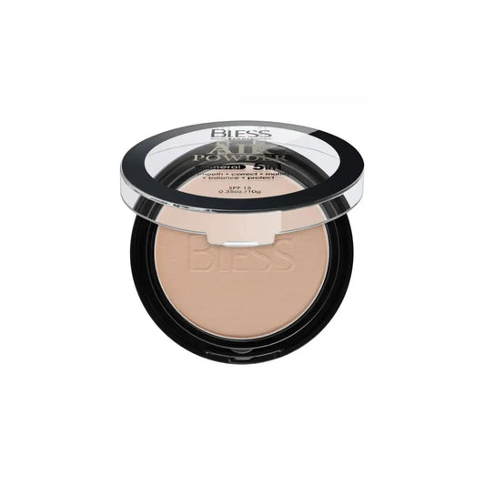 Компактна пудра для обличчя 5 in 1 SPF 15 - №1 - Пудра для обличчя