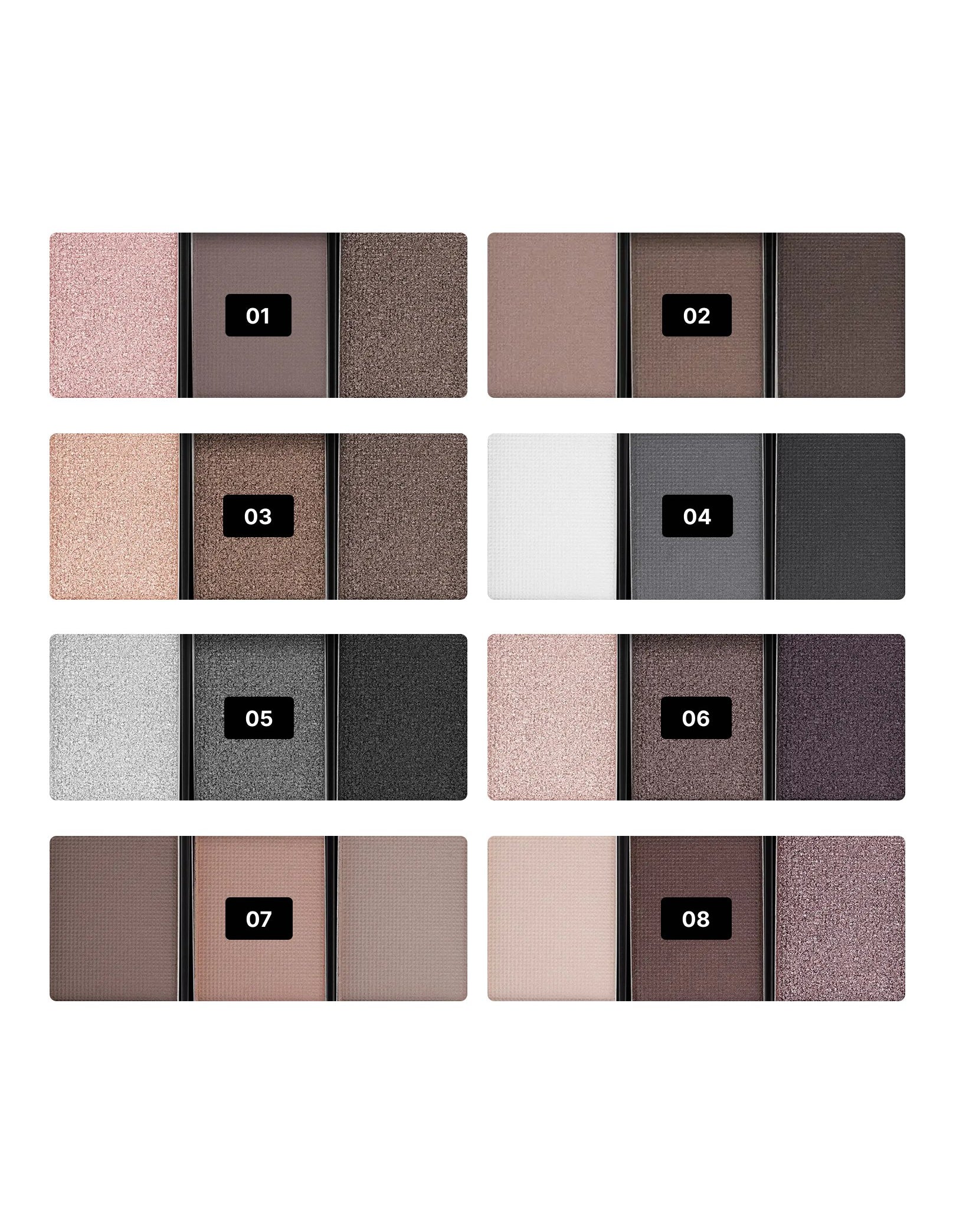 Компактні Тіні Trio Fusion Eyeshadows — Bless Beauty