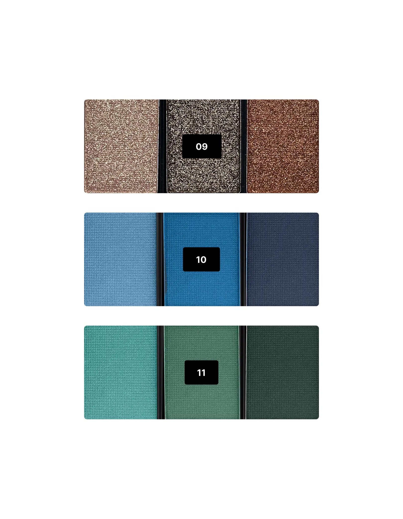 Компактні Тіні Trio Fusion Eyeshadows — Bless Beauty
