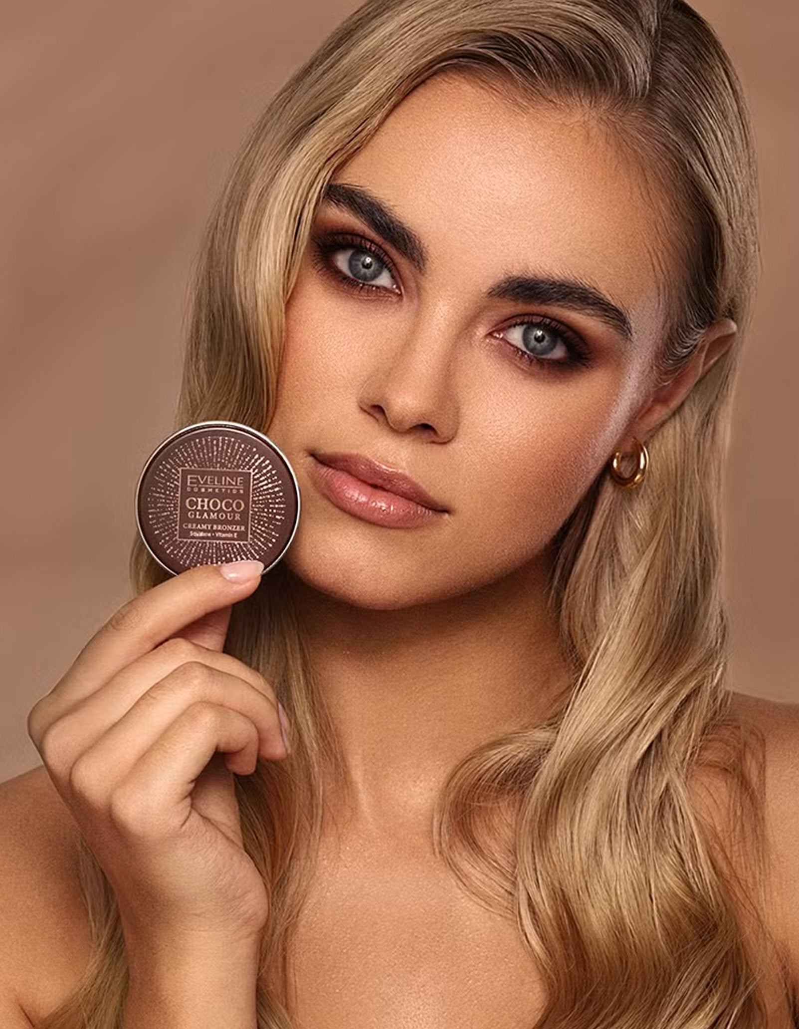 Крем-бронзер для обличчя Choco Glamour Creamy Bronzer — Eveline Cosmetics
