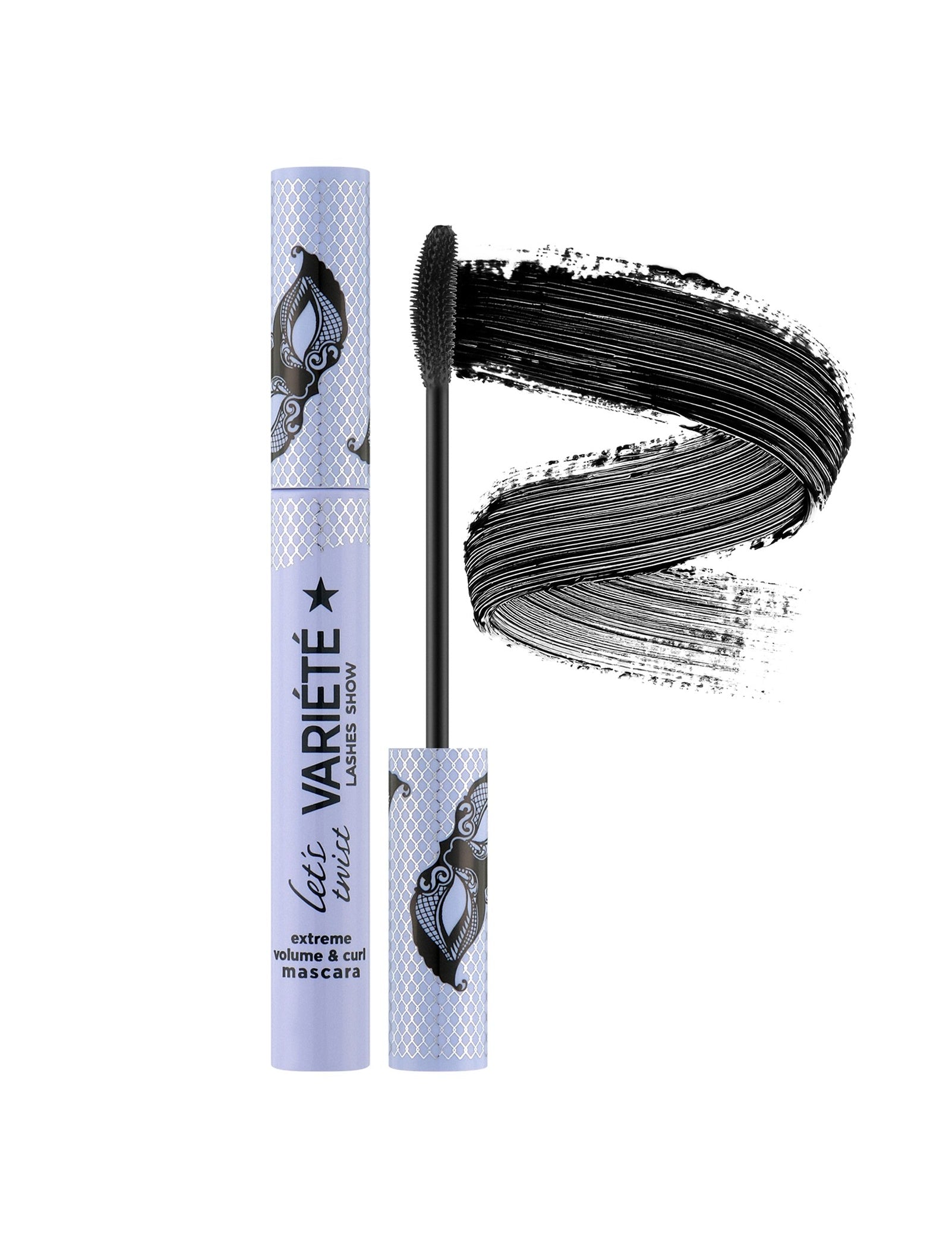 Туш для вій Variete Lashes Show Let's Twist Curling and Volumizing Mascara
