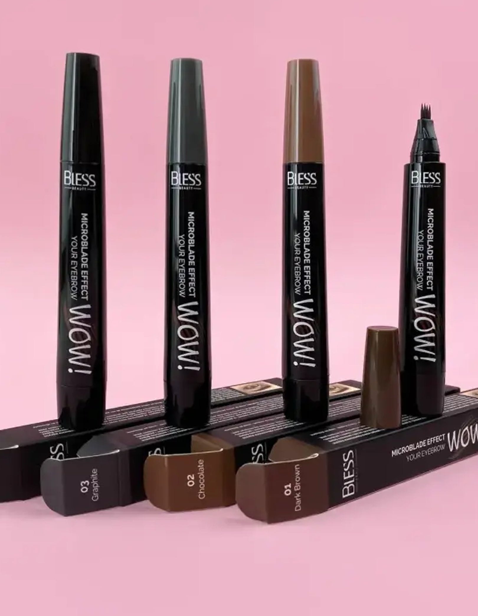 Маркер для брів з ефектом татужу WOW! — Bless Beauty