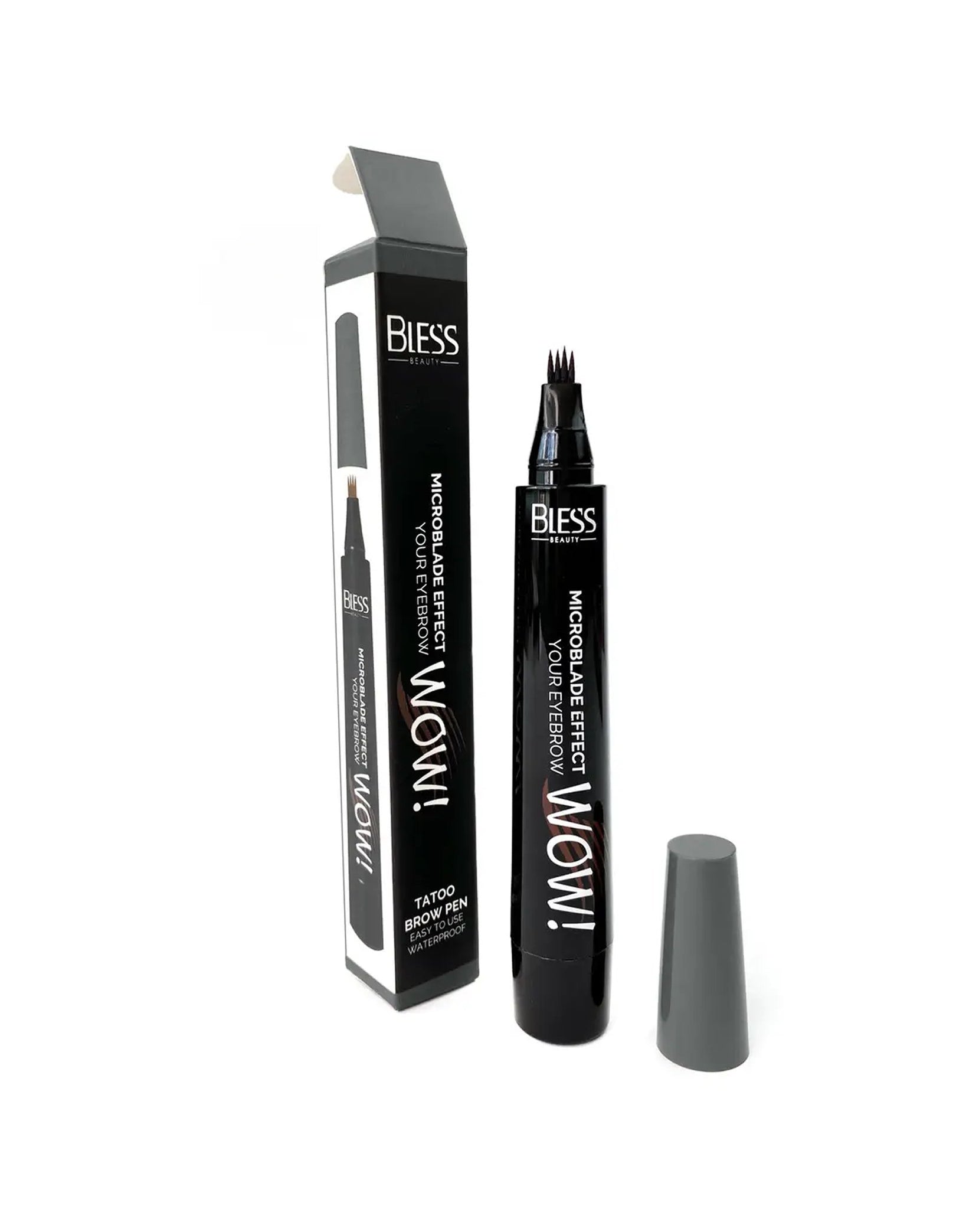 Маркер для брів з ефектом татужу WOW! — Bless Beauty