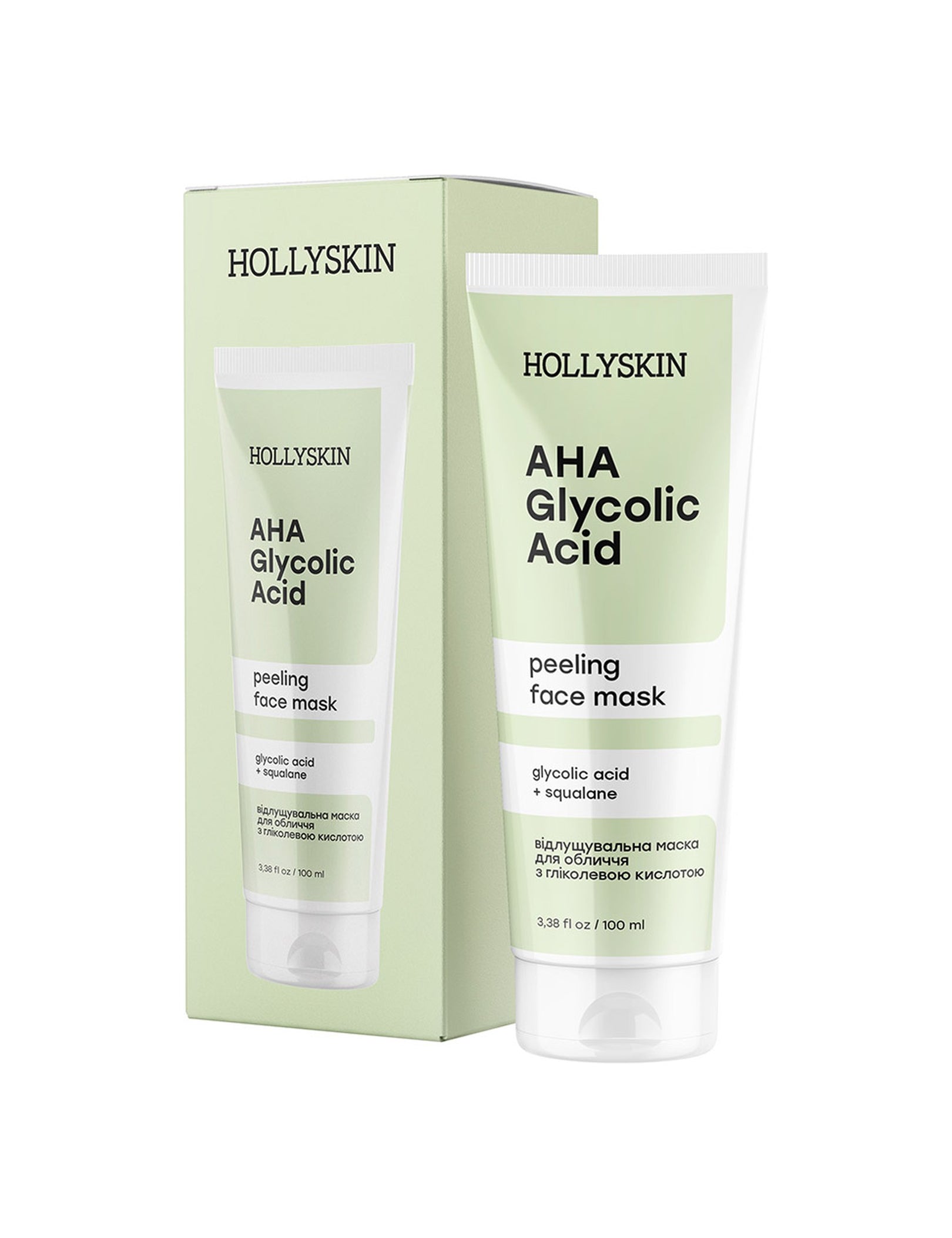 Маска для обличчя з гліколевою кислотою Glycolic AHA Acid Face Mask