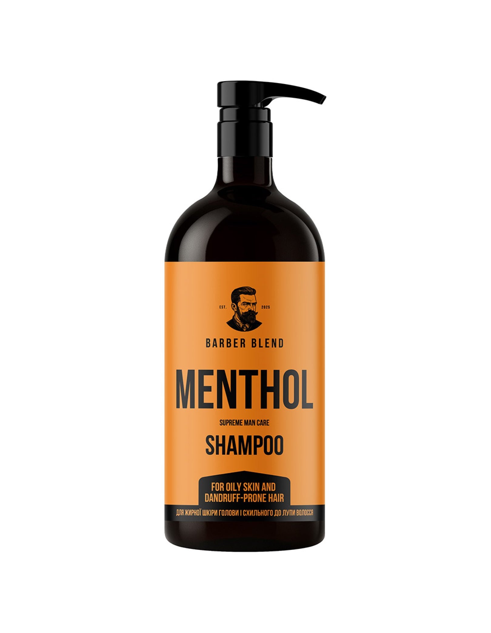 Шампунь для жирної шкіри голови і схильного до лупи волосся Menthol — 1000ml