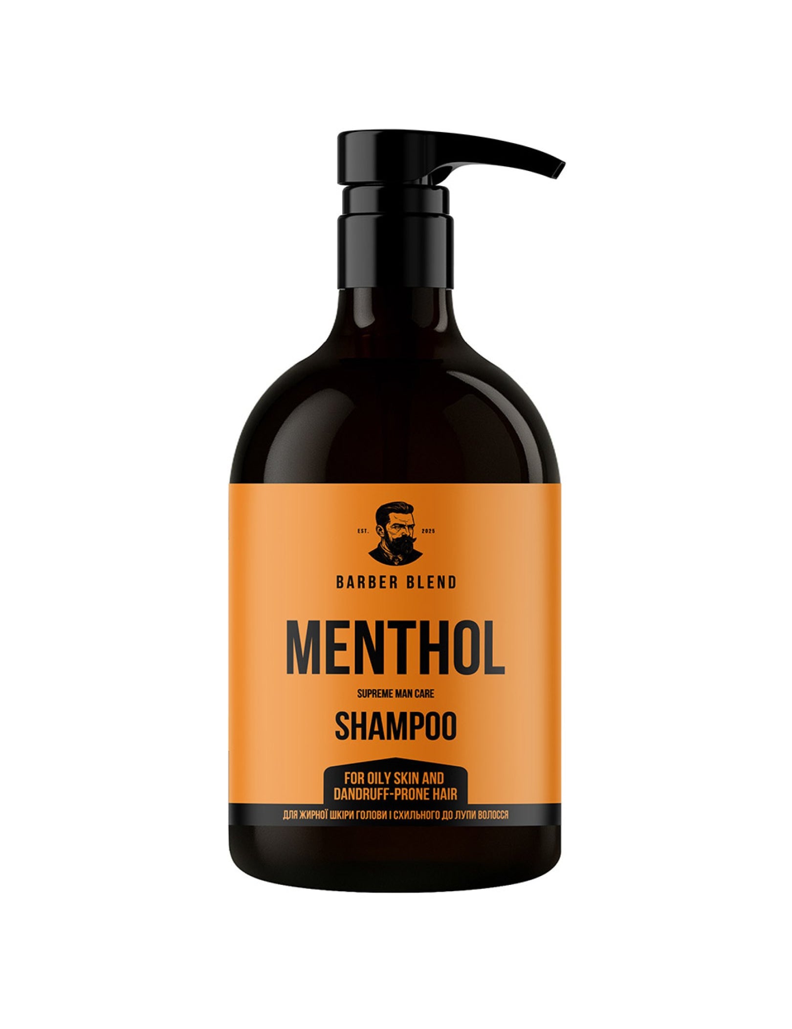 Шампунь для жирної шкіри голови і схильного до лупи волосся Menthol — 500ml