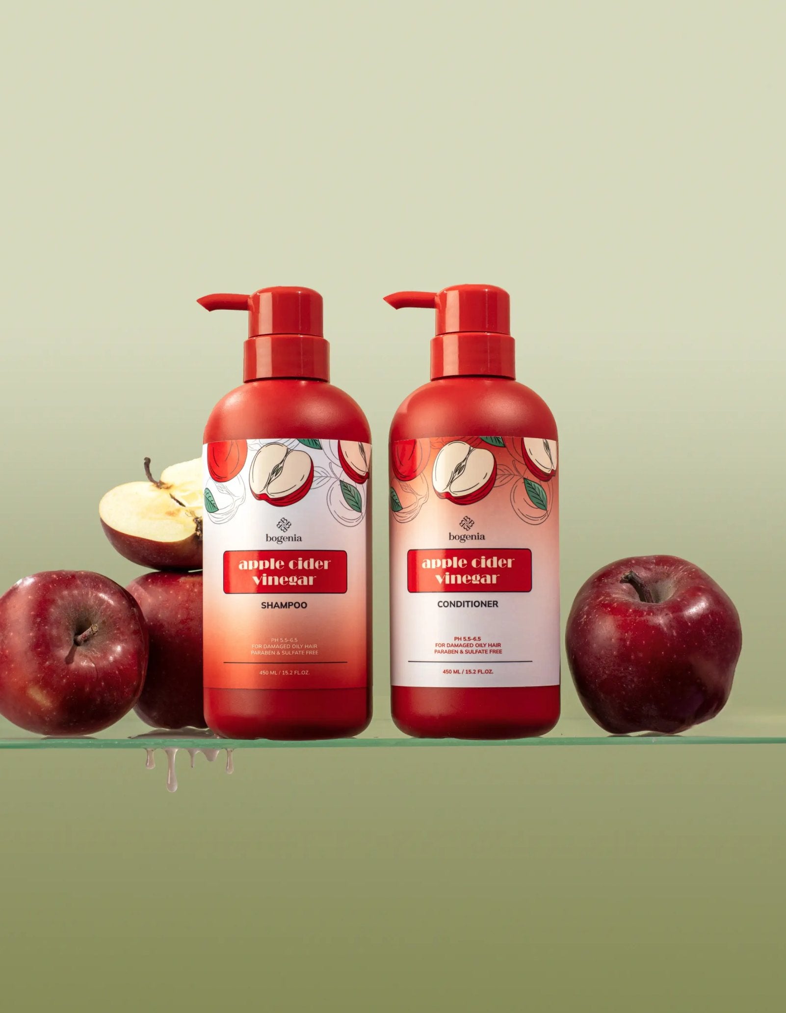 Набір для волосся з яблучним оцтом Apple Cider Vinegar — фото 2