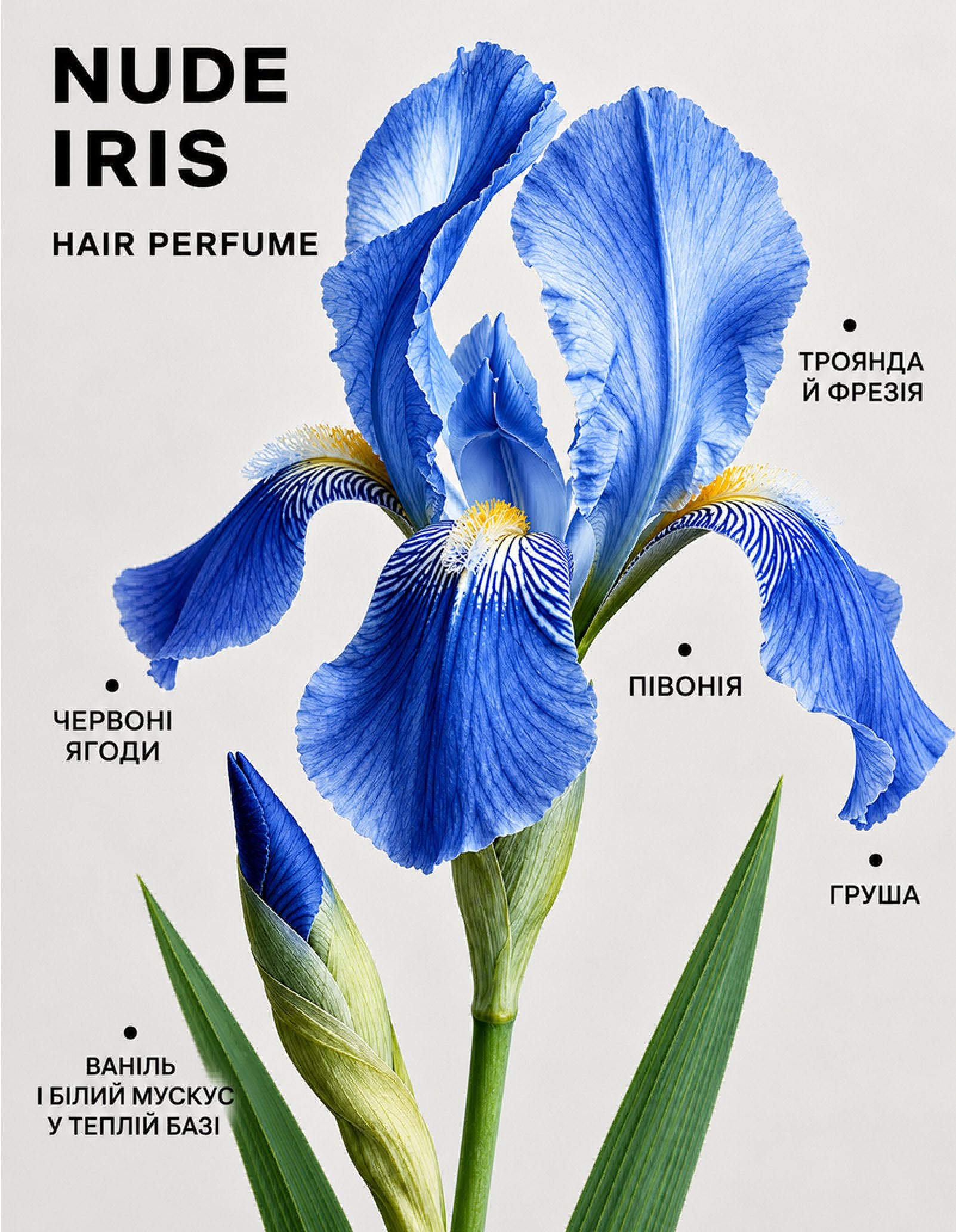 Парфумована вода для волосся Nude Iris — фото 3
