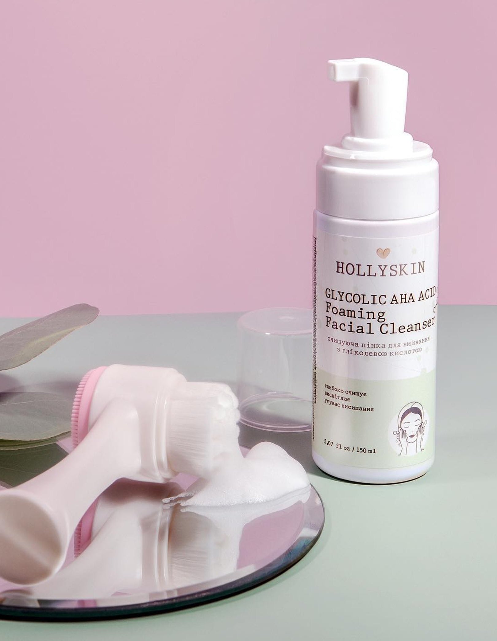 Очищувальна пінка для вмивання з гліколевою кислотою AHA Acid Foaming Facial Cleanser — фото 3