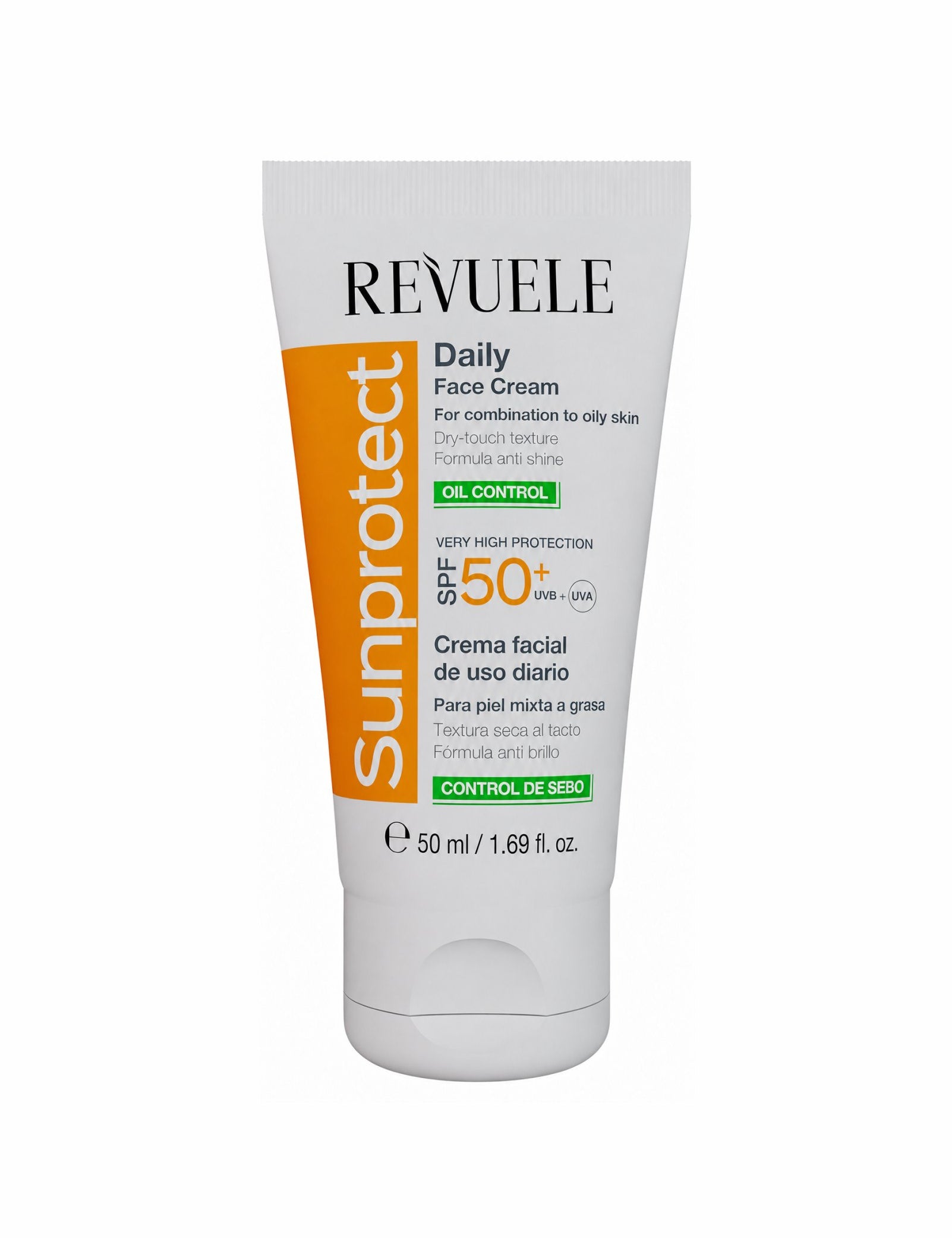 Cонцезахисний крем для обличчя "Контроль жирності" SPF 50+