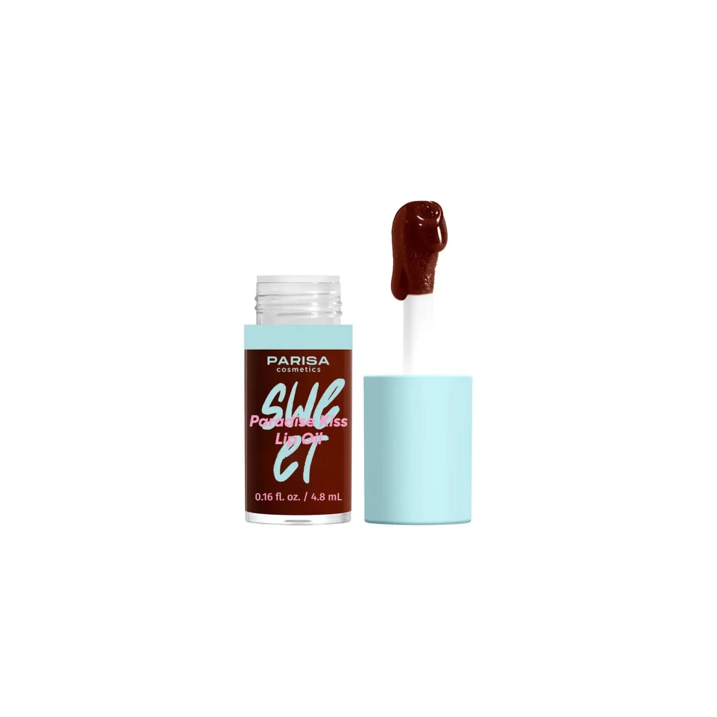 Олійка-блиск для губ Sweet Paradise Kiss Lip Oil - №5 Chocolate - Олійка для губ