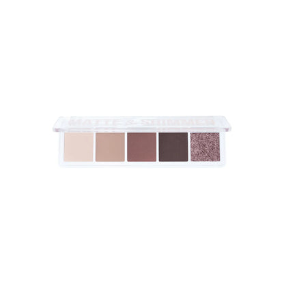 Палетка тіней для повік Matte & Shimmer Eyeshadow Palette - №4 Pink - Тіні для повік