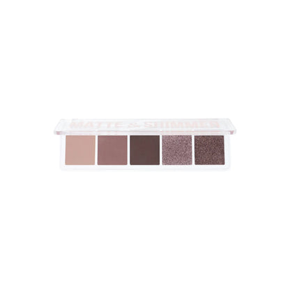 Палетка тіней для повік Matte & Shimmer Eyeshadow Palette - №5 Burgundy - Тіні для повік